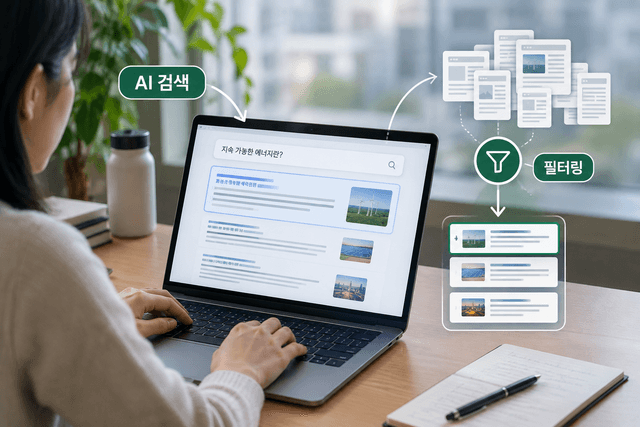 AI 검색 작동 원리: LLM과 정보 필터링, 어떻게 답을 고르나