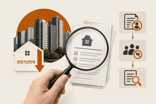 분양가상한제 단지 청약에서 낮은 분양가와 장기 재당첨 제한이 맞물리는 구조와 단지별 조건 차이를 짚는 안내