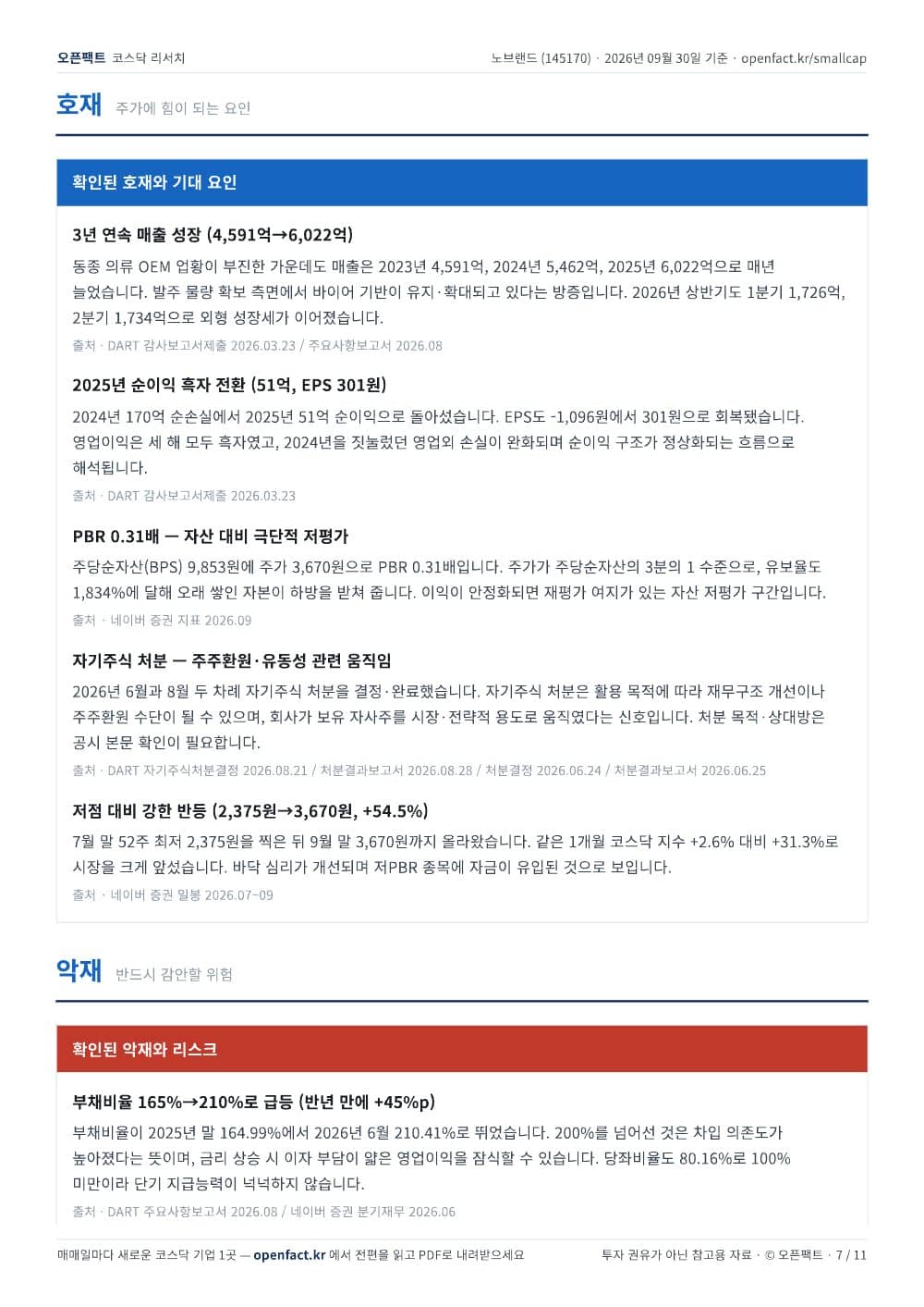 노브랜드 리포트 7쪽