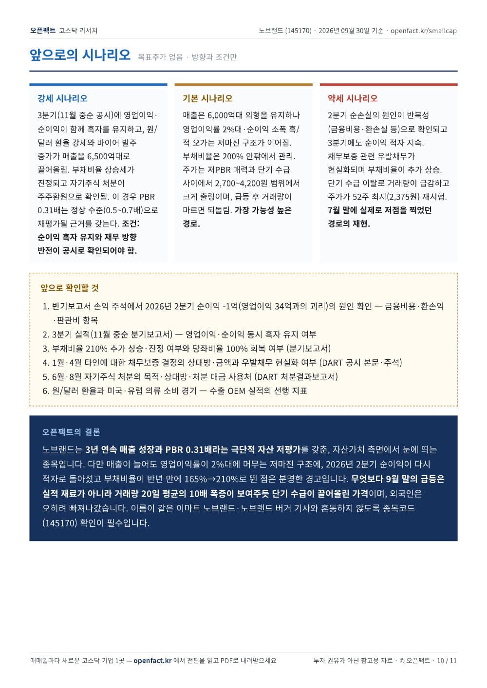 노브랜드 리포트 10쪽