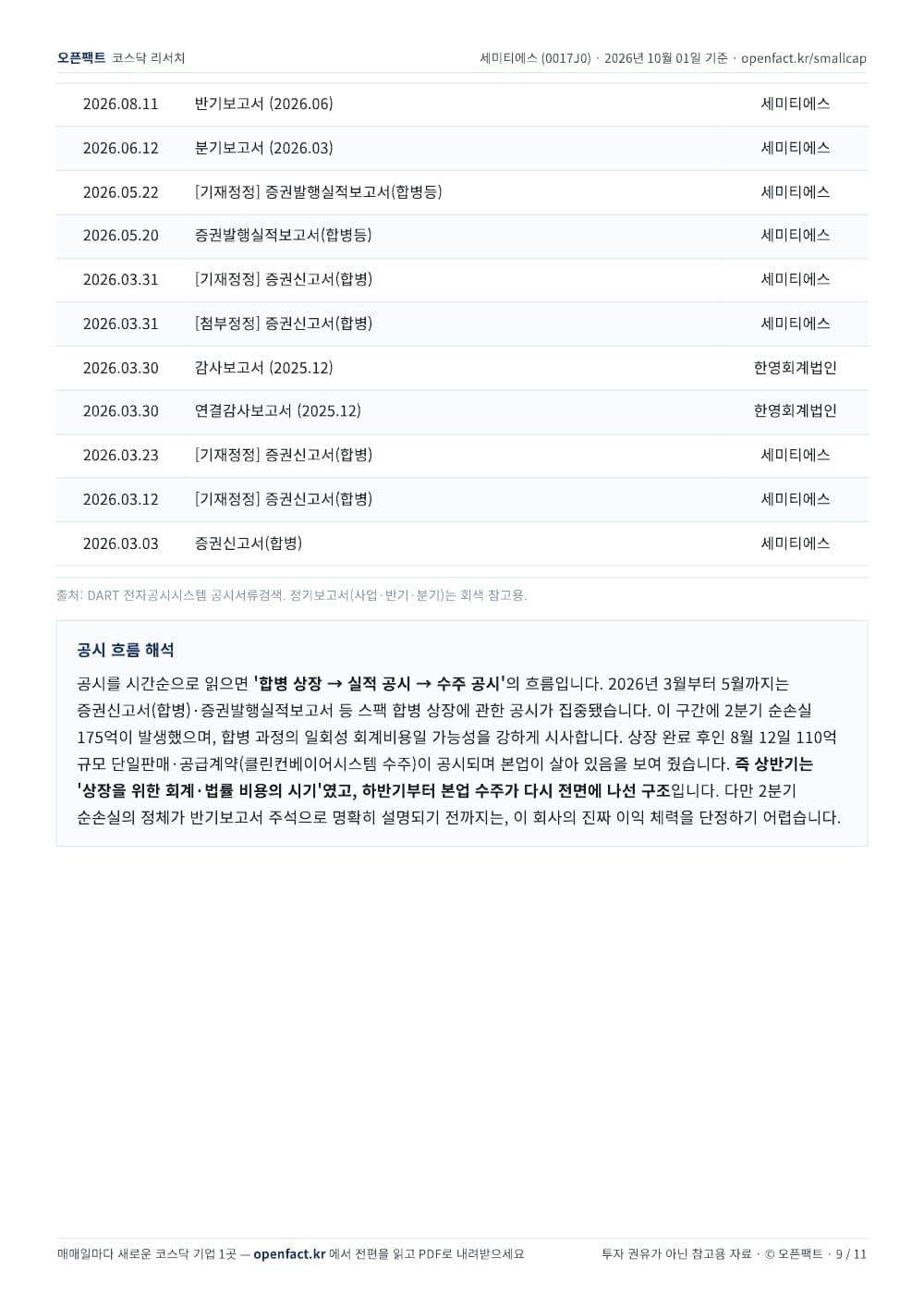 세미티에스 리포트 9쪽