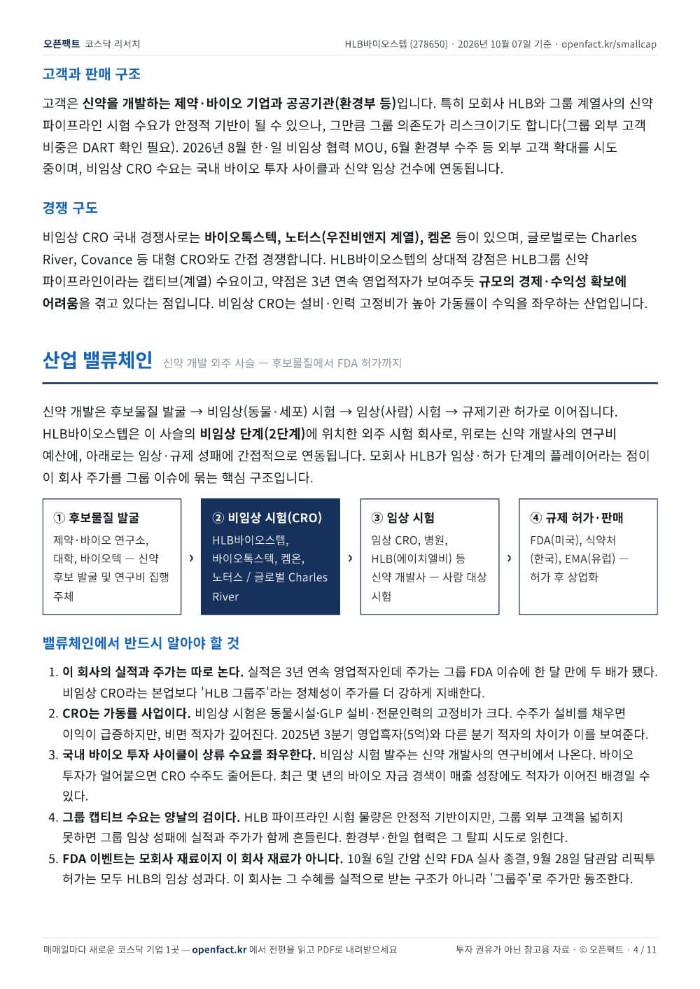 HLB바이오스텝 리포트 4쪽