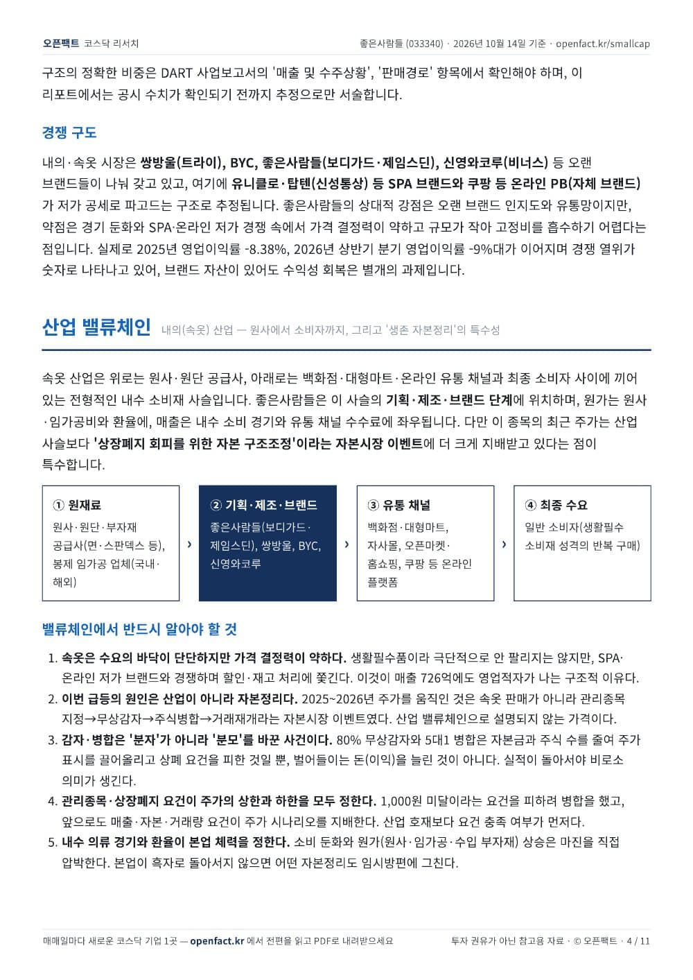 좋은사람들 리포트 4쪽
