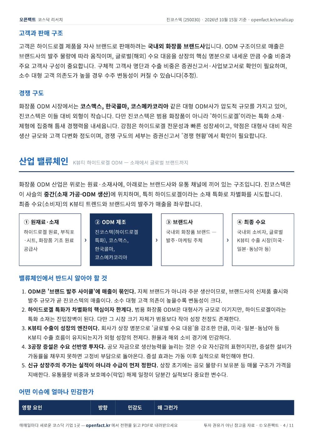 진코스텍 리포트 4쪽
