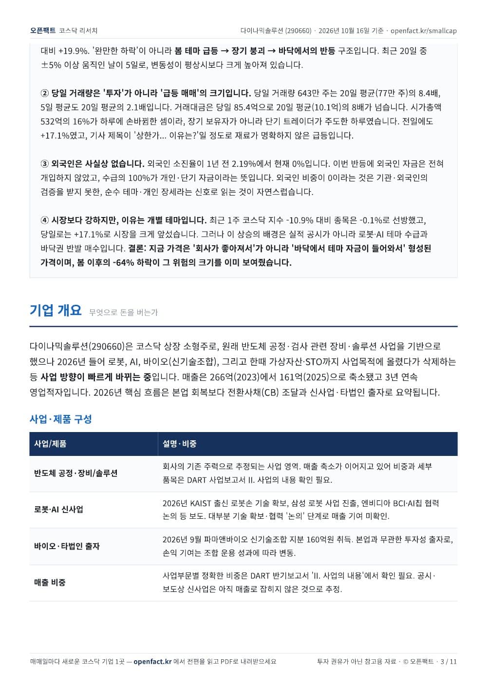 다이나믹솔루션 리포트 3쪽
