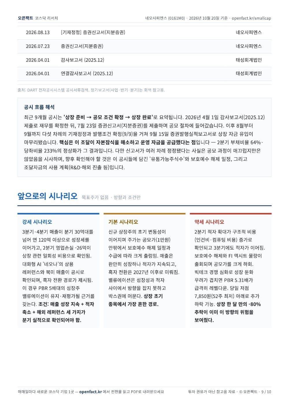 네오사피엔스 리포트 9쪽