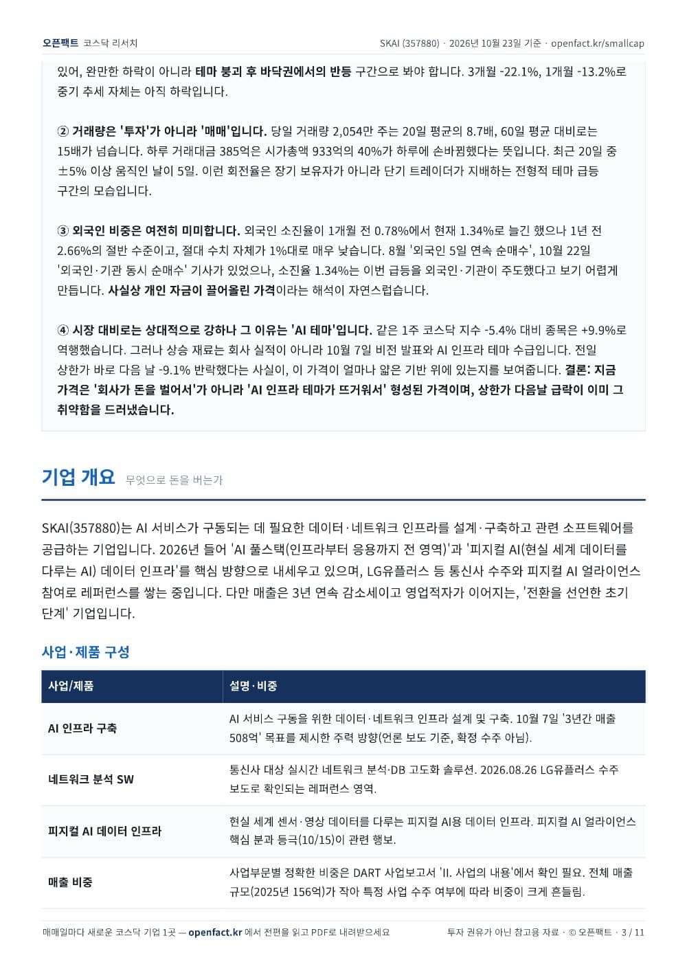 SKAI 리포트 3쪽