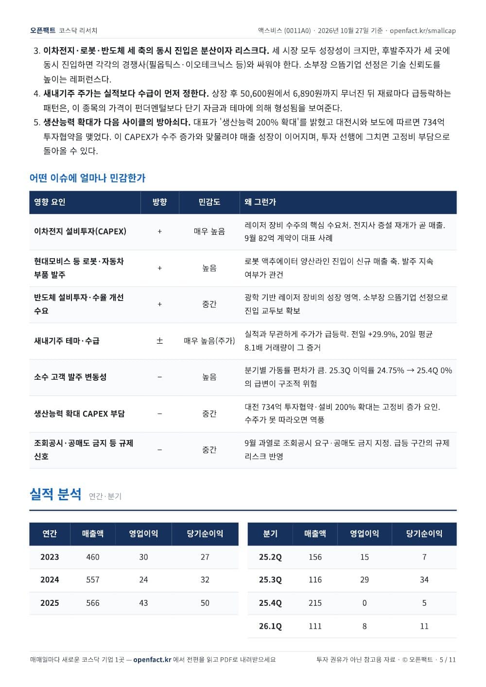 액스비스 리포트 5쪽